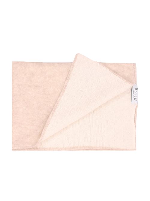 two-tone cashmere neck warmer BOYLE | 98BPANNA-SILVER