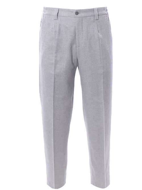 herringbone wool pants BRIGLIA | PORTOFINOS-13331