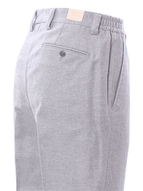 herringbone wool pants BRIGLIA | PORTOFINOS-13331