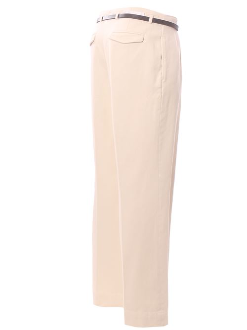 cotton pants with belt BRIGLIA | VILLENEUVEGW40012100130