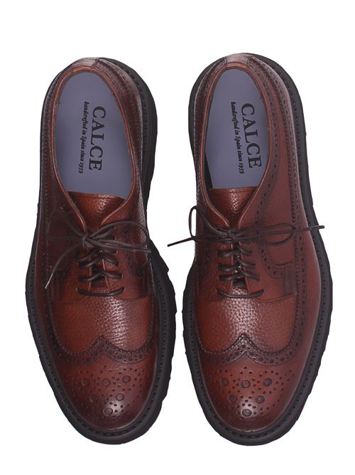 leather lace-up shoes CALCE | X1725ROVER-BOBSTARCOGNAC