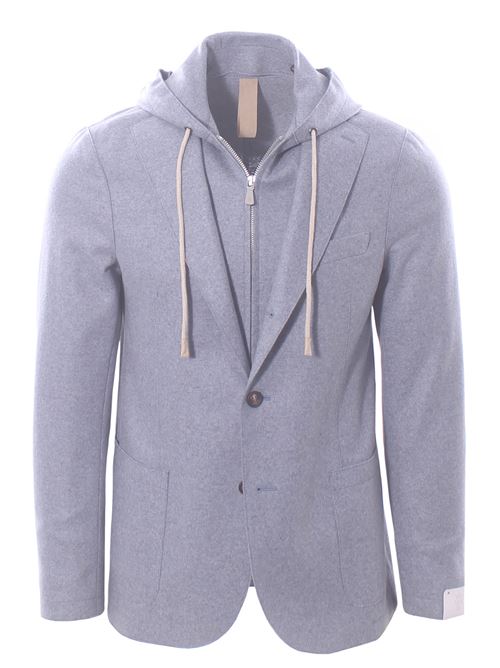 virgin wool jacket with bib ELEVENTY | L70GIAF02-BTCRN-JAC2401808N