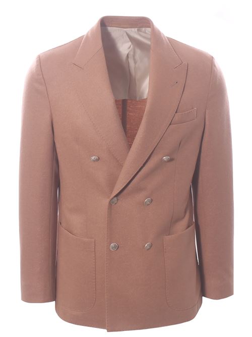 double breasted virgin wool blazer ELEVENTY | L75GIAK10-BOT-TES0L163157
