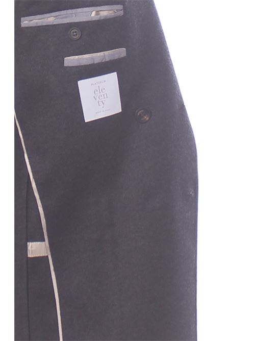 double breasted virgin wool blazer ELEVENTY | L75GIAK10-BOT-TES0L16315