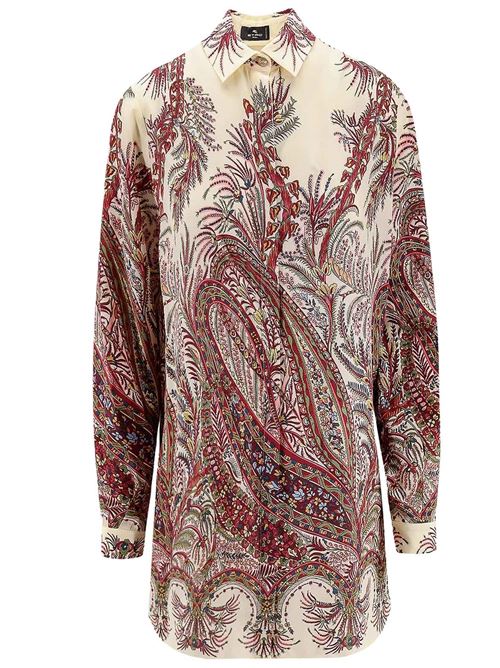 silk shirt with placed print ETRO | WRIA0029AKA36X0801
