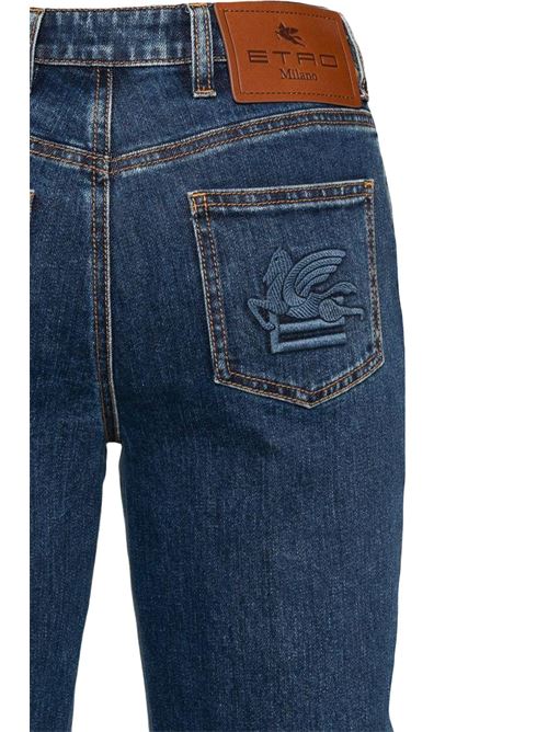 jeans with embroidery on the back ETRO | WRNB0026AD283S8280