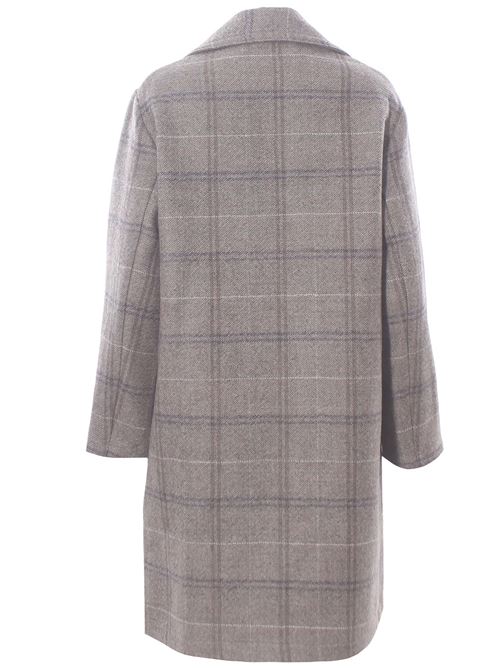 virgin wool checked coat EWOOLUZIONE | NEVEWI51260028E099