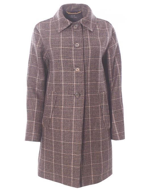 virgin wool checked coat EWOOLUZIONE | VITALITAAR51260025E042