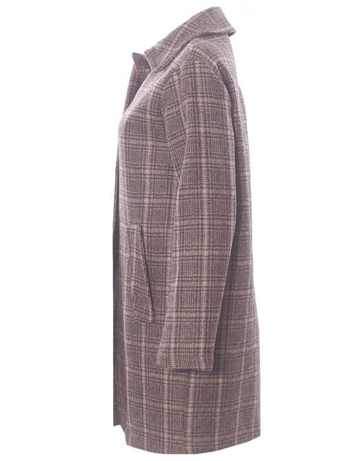 virgin wool checked coat EWOOLUZIONE | VITALITAAR51260025E042