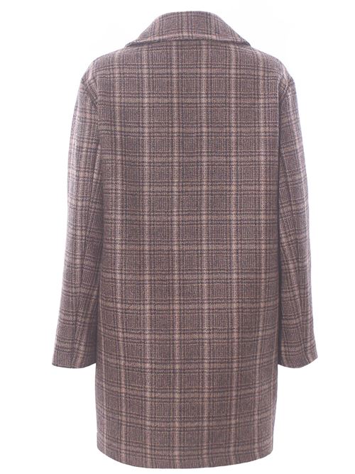 virgin wool checked coat EWOOLUZIONE | VITALITAAR51260025E042