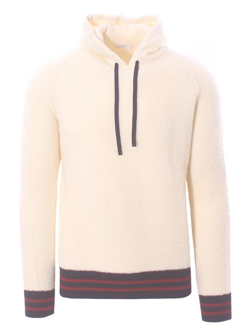 bouclè crew neck with hood GALLIA | ABARTH01
