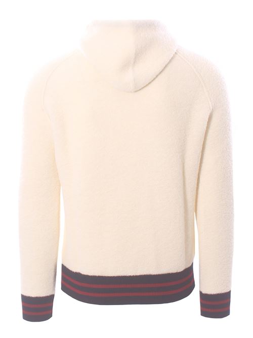 bouclè crew neck with hood GALLIA | ABARTH01