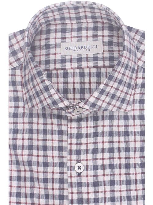 cotton flannel checked shirt GHIRARDELLI | L7113-B43804