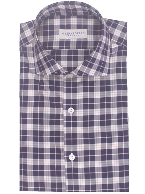 cotton twill wales shirt GHIRARDELLI | L7116-B43802