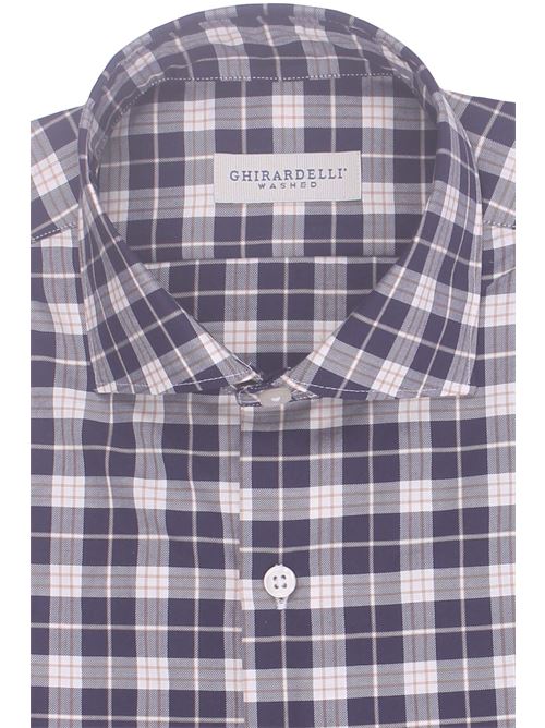cotton twill wales shirt GHIRARDELLI | L7116-B43802
