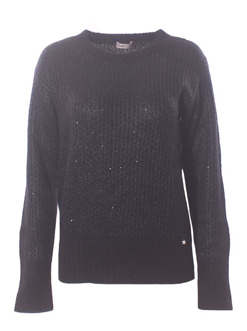 crew neck with sequins applications HERNO | MG00024DR702749300