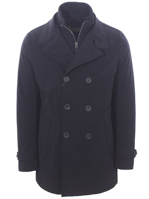 washington peacot with bib HERNO | PI001180U12346SZ9200