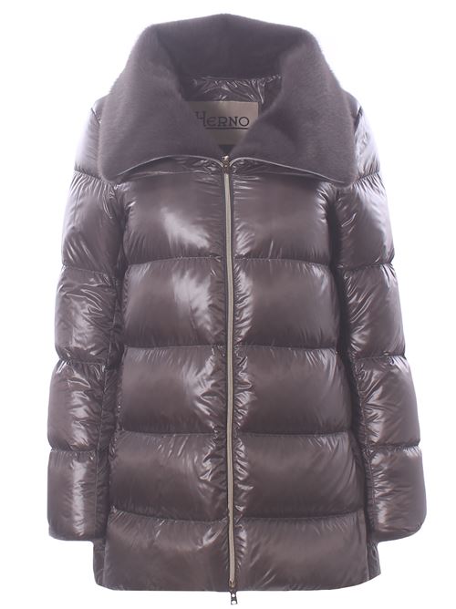A-shape in nylon ultralight e lady alternative fur HERNO | PI002140D12017Z9480