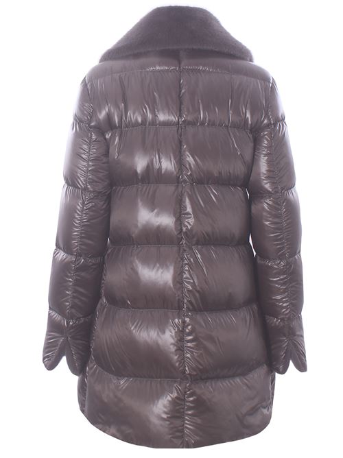 A-shape in nylon ultralight e lady alternative fur HERNO | PI002140D12017Z9480