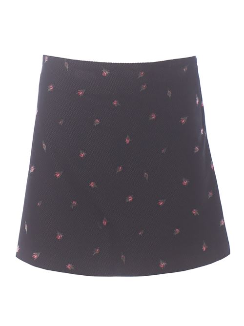 mini printed velvet skirt LAVI | BF6WD052TES0931R2