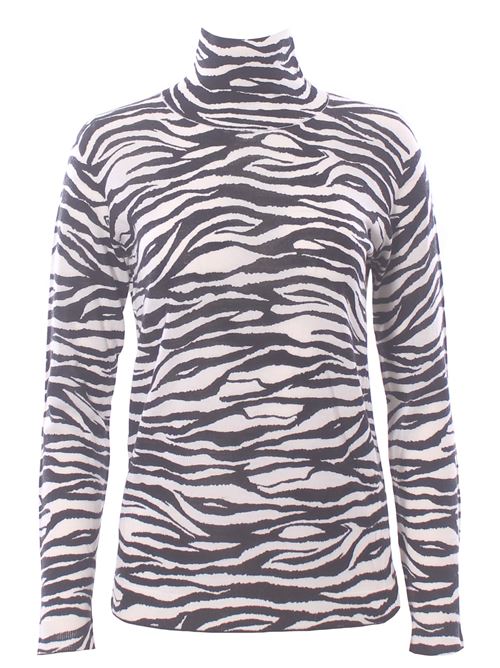 printed knit animalier high neck MALIPARMI | JQ510478200B1135