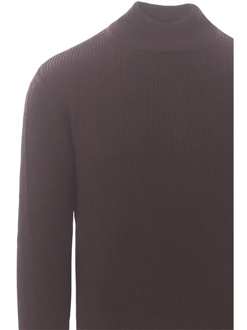 ribbed merinos mock turtleneck MONTEVERDI | 83107C088