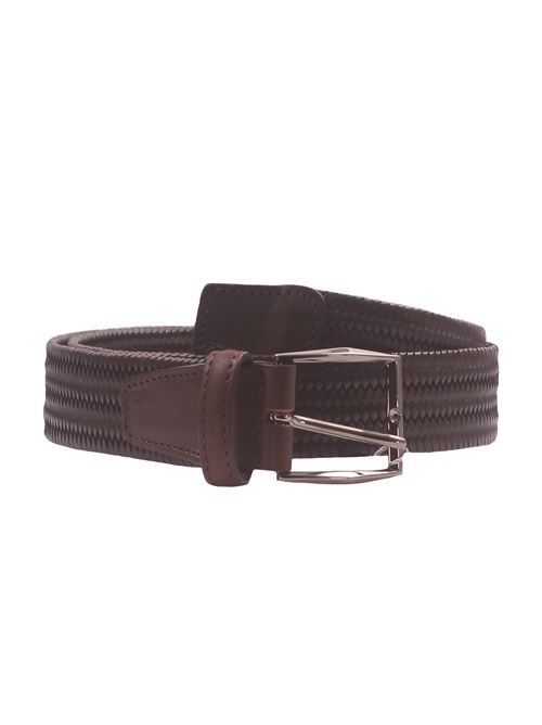 elasticated woven leather belt SADDLER'S | PS11082-317/35CFL02