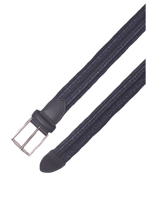 woven belt in elasticated leather SADDLER'S | PS20212-320/3503