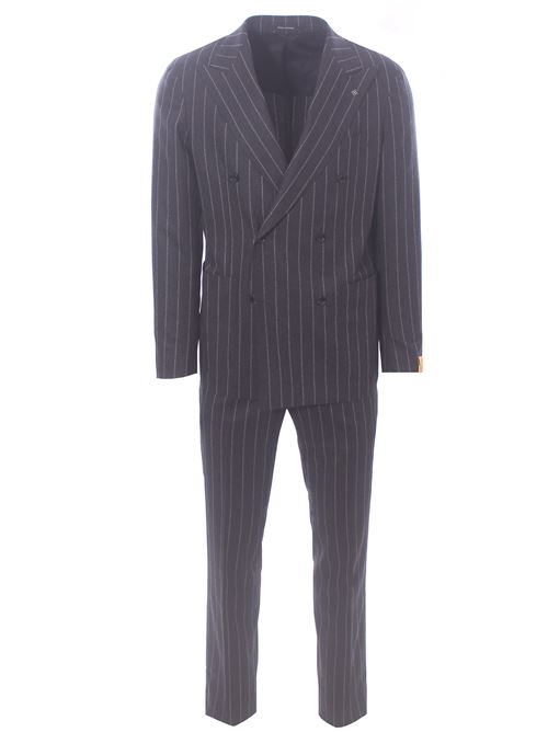 wool and cashmere striped suit TAGLIATORE | 2SVS20K11-C90055ES833