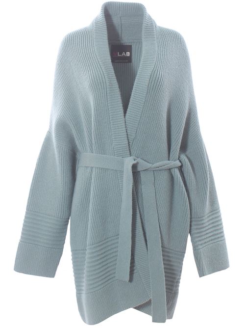 Cardigan lungo con cintura VLAB | FW4687347