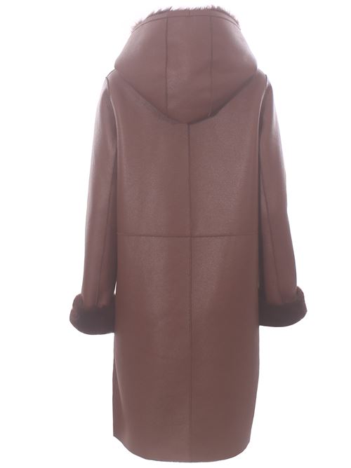 Long reversible faux leather coat VLAB | FW5603330
