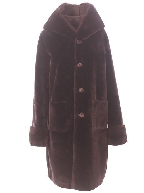 Long reversible faux leather coat VLAB | FW5603330