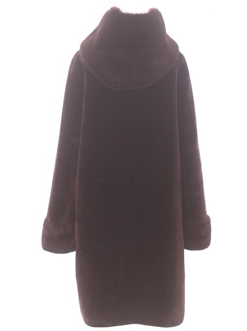 Long reversible faux leather coat VLAB | FW5603330