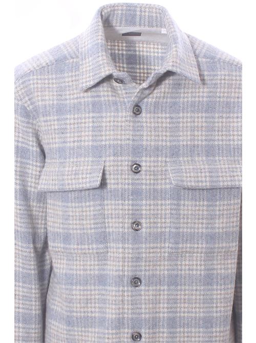 checked flannel over shirt XACUS | 91448ML150001