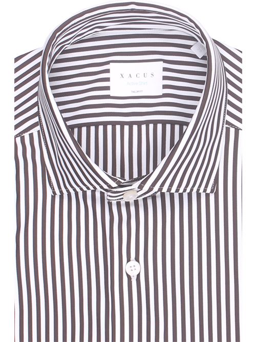 camicia active a righe in jersey tecnico XACUS | 91618MLACT55804