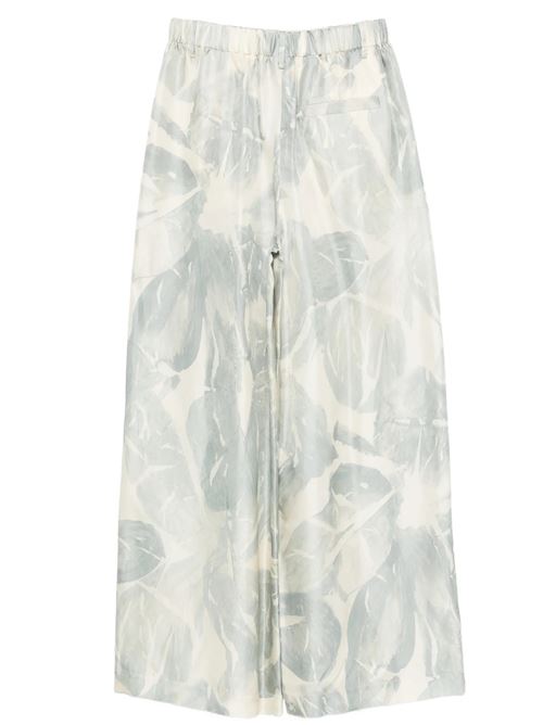 brushed print pants ALYSI | 116136P6031CIELO