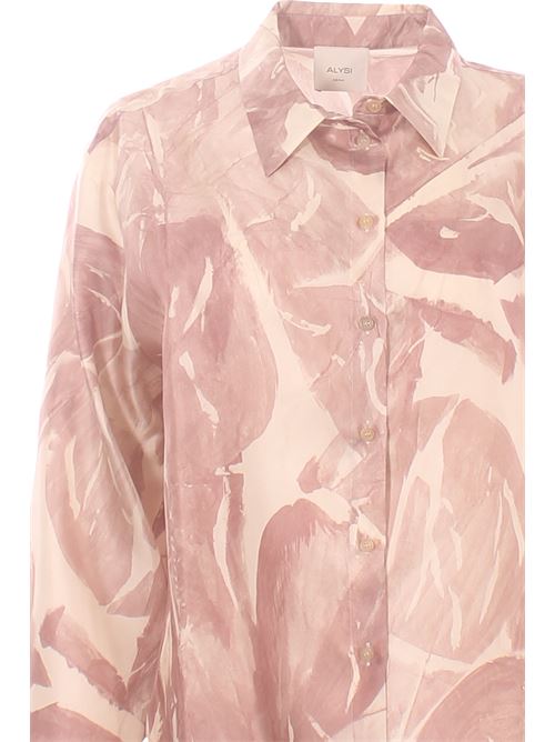 brushed print regular shirt ALYSI | 116267P6031CIPRIA