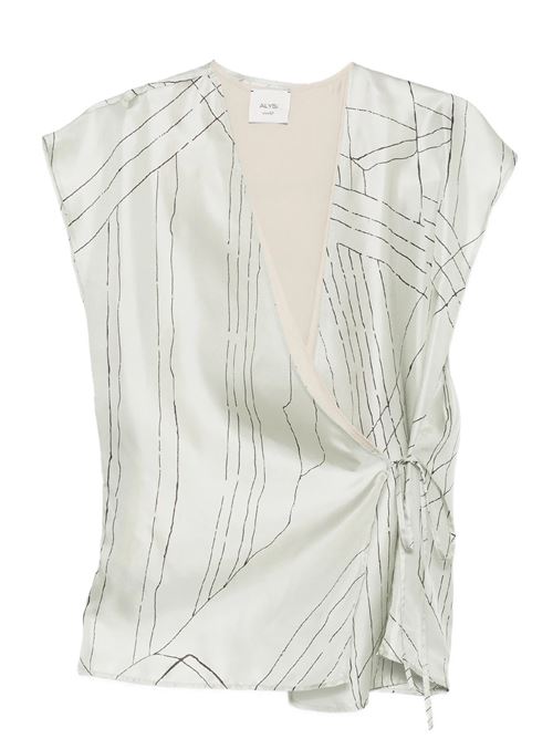 silk blouse ALYSI | 116269P6223PISTACCHIO