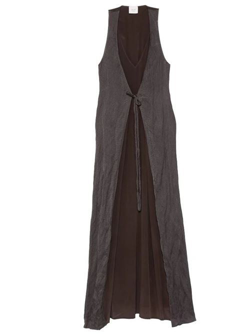 tie-front maxi dress ALYSI | 116334P6204CHOCO