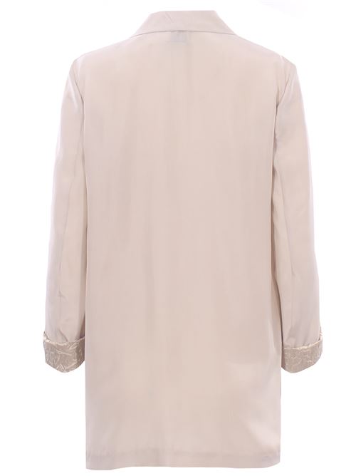 habotay silk jacket ALYSI | 116808P6003GESSO