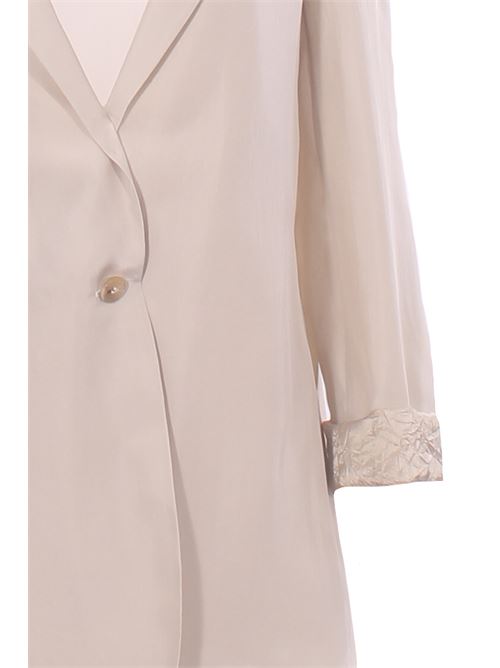 habotay silk jacket ALYSI | 116808P6003GESSO