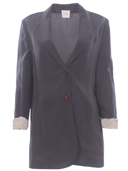 habotay silk jacket ALYSI | 116808P6003LIQUIRIZIA
