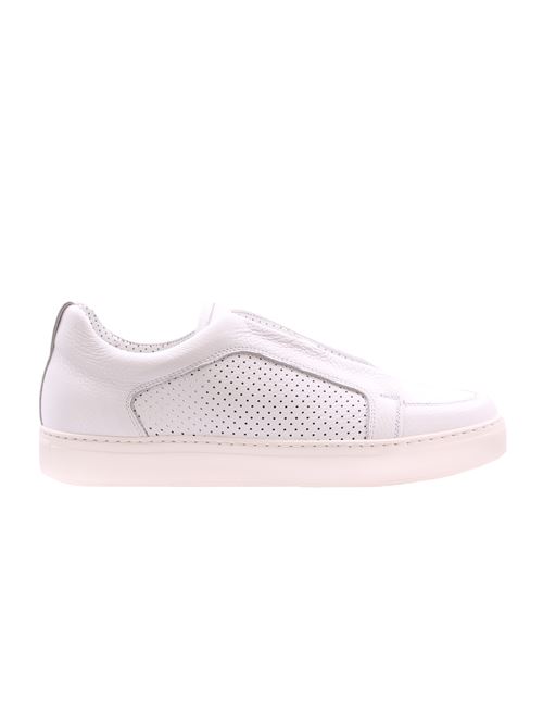 deerskin sneakers with elastics CALCE | X1911MAGNUMBLANCO