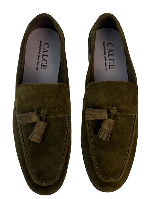 suede loafers with tassels CALCE | X2521CLASOLIVA