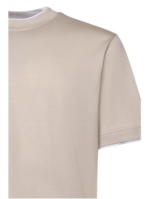t-shirt with a double-layer effect ELEVENTY | M75TSHM04-TES0M23703-01