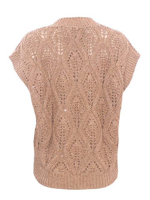 cotton and linen v-neck ELEVENTY | M81MAGM07MAG0K036173