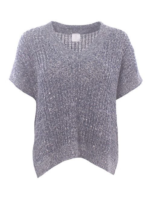 cotton and linen v-neck ELEVENTY | M81MAGM17MAGM01911
