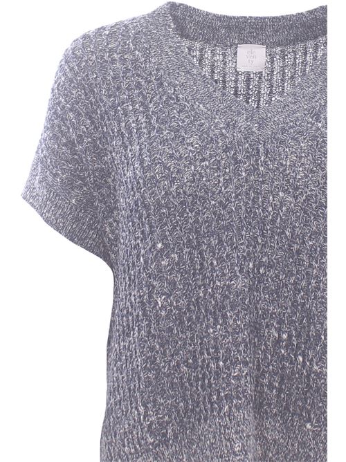 cotton and linen v-neck ELEVENTY | M81MAGM17MAGM01911