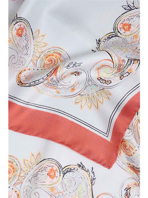 silk scarf with logo ETRO | WATA0005AKE59S9880