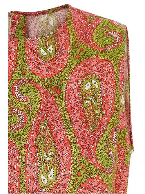 t-shirt with paisley foliage ETRO | WRJA001999SASZ0X0896